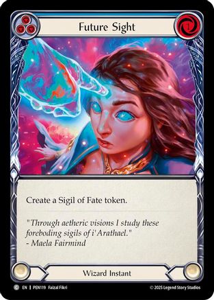 Future Sight (Blue) (PEN119) - Compendium of Rathe Rainbow Foil