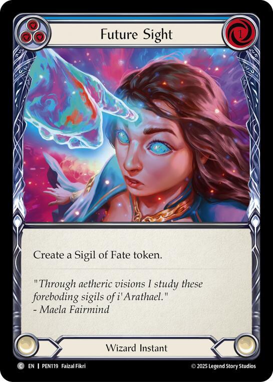 Future Sight (Blue) Rainbow Foil
