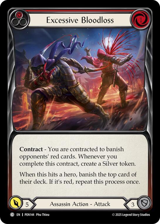 Excessive Bloodloss (Red) Rainbow Foil