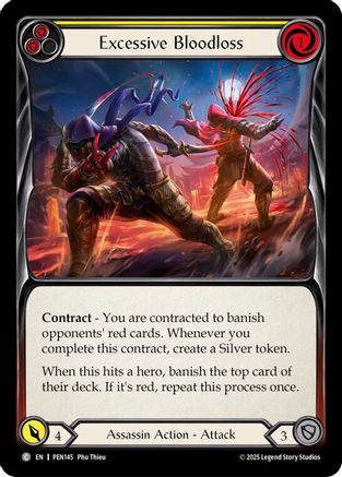 Excessive Bloodloss (Yellow) (PEN145) - Compendium of Rathe