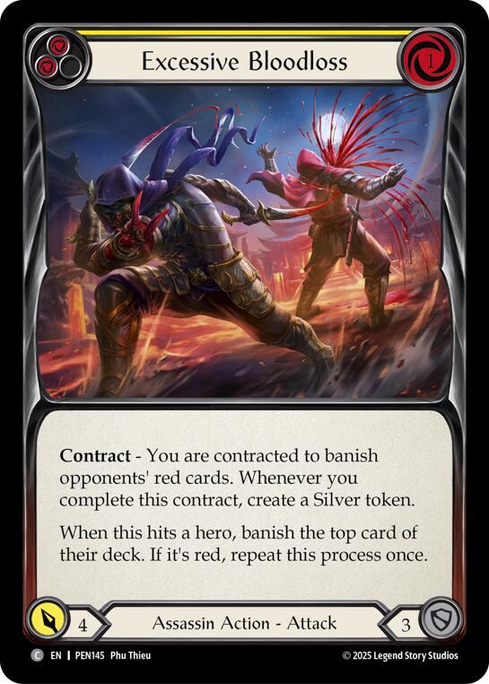 Excessive Bloodloss (Yellow) Rainbow Foil