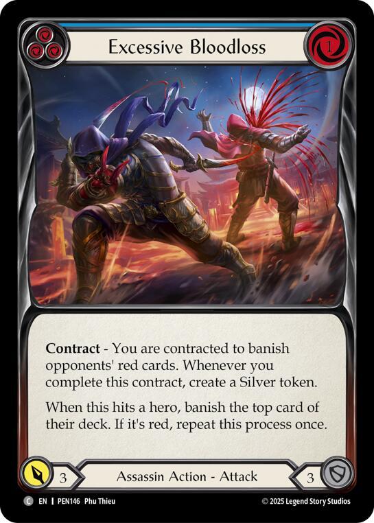 Excessive Bloodloss (Blue) Rainbow Foil