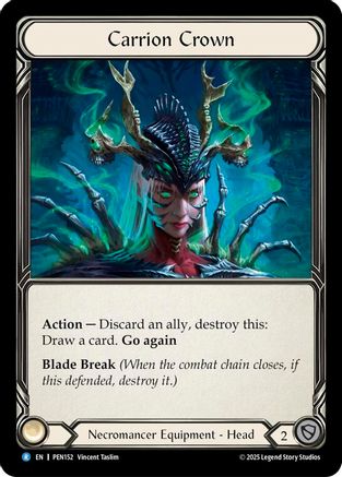 Carrion Crown (PEN152) - Compendium of Rathe Cold Foil