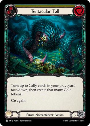 Tentacular Toll (Yellow) (PEN163) - Compendium of Rathe Rainbow Foil