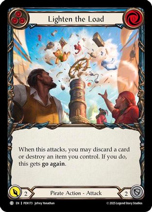 Lighten The Load (Blue) (PEN173) - Compendium of Rathe Rainbow Foil