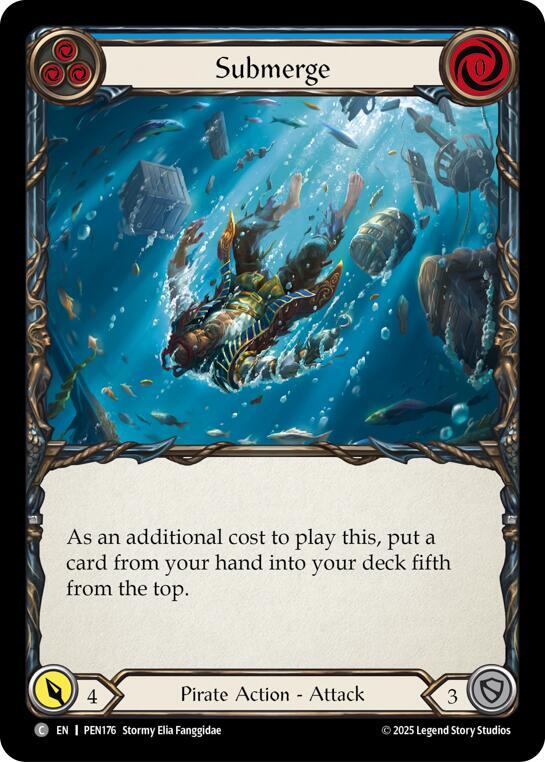 Submerge (Blue) Rainbow Foil