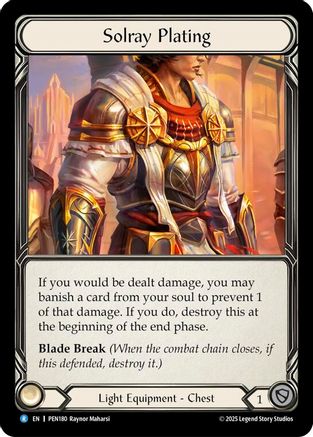Solray Plating (PEN180) - Compendium of Rathe