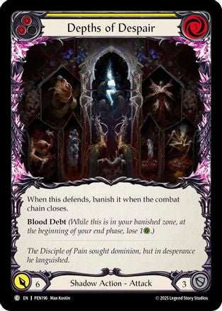 Depths Of Despair (Yellow) (PEN196) - Compendium of Rathe Rainbow Foil