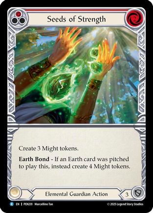 Seeds Of Strength (Red) (PEN201) - Compendium of Rathe Rainbow Foil