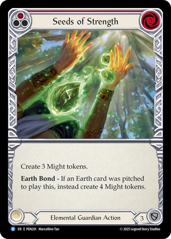 Seeds Of Strength (Red) Rainbow Foil