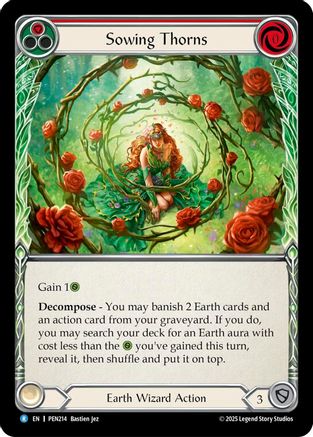Sowing Thorns (Red) (PEN214) - Compendium of Rathe
