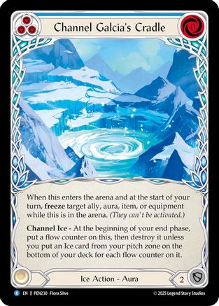 Channel Galcias Cradle (Blue) (PEN230) - Compendium of Rathe Rainbow Foil