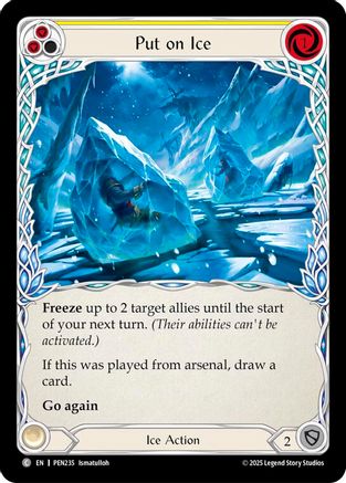 Put On Ice (Yellow) (PEN235) - Compendium of Rathe