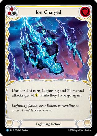 Ion Charged (Yellow) (PEN242) - Compendium of Rathe Rainbow Foil