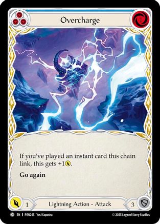 Overcharge (Blue) (PEN245) - Compendium of Rathe Rainbow Foil