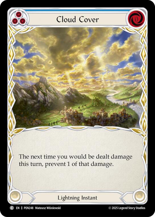Cloud Cover (Blue) Rainbow Foil