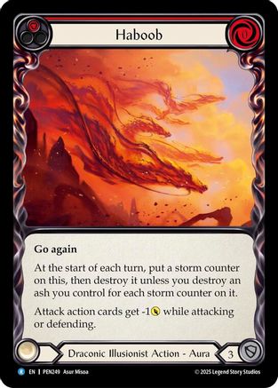 Haboob (Red) (PEN249) - Compendium of Rathe Rainbow Foil