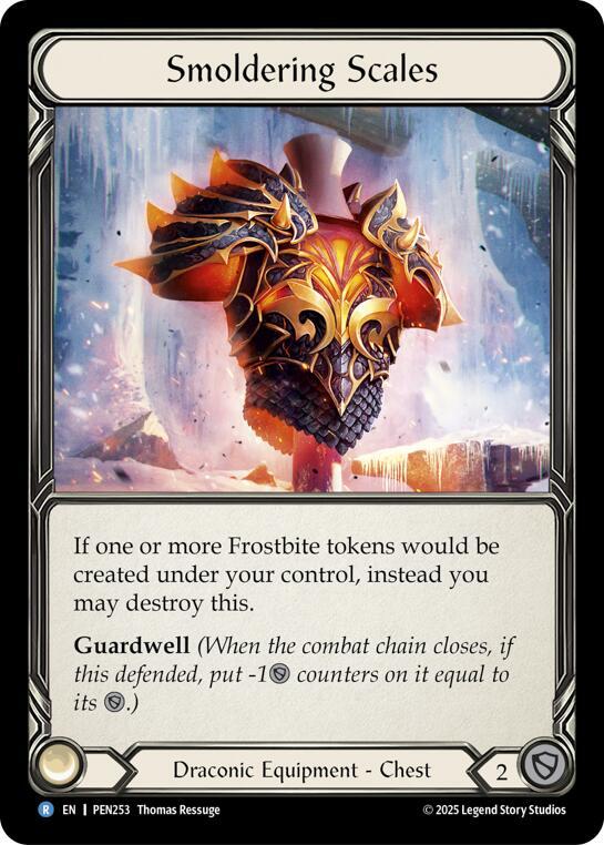 Smoldering Scales Cold Foil