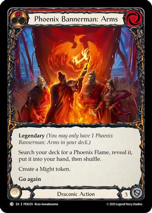 Phoenix Bannerman: Arms (Red) (PEN259) - Compendium of Rathe
