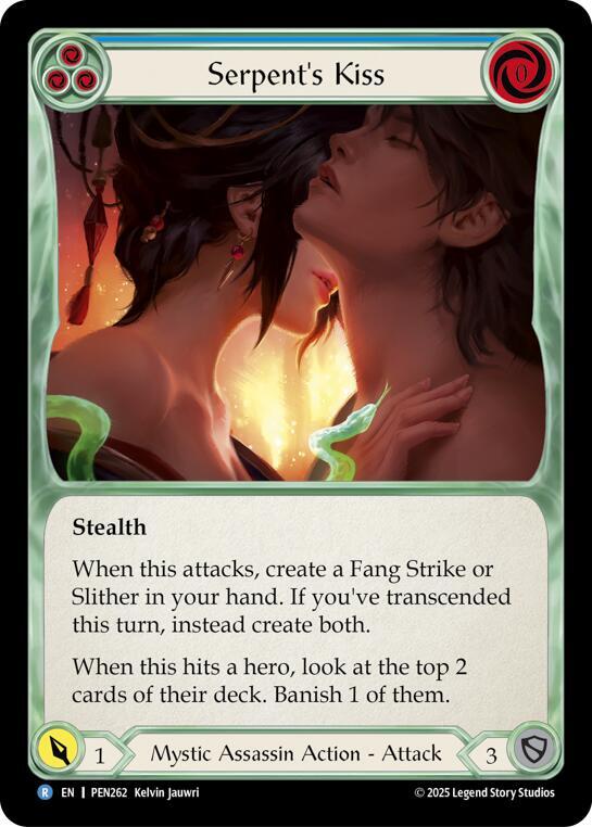 Serpents Kiss (Blue) Rainbow Foil