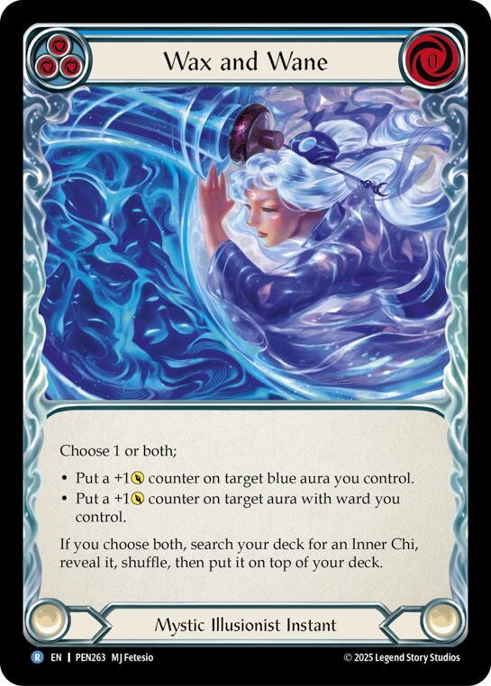 Wax And Wane (Blue) Rainbow Foil