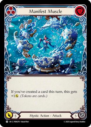 Manifest Muscle (Blue) (PEN270) - Compendium of Rathe Rainbow Foil