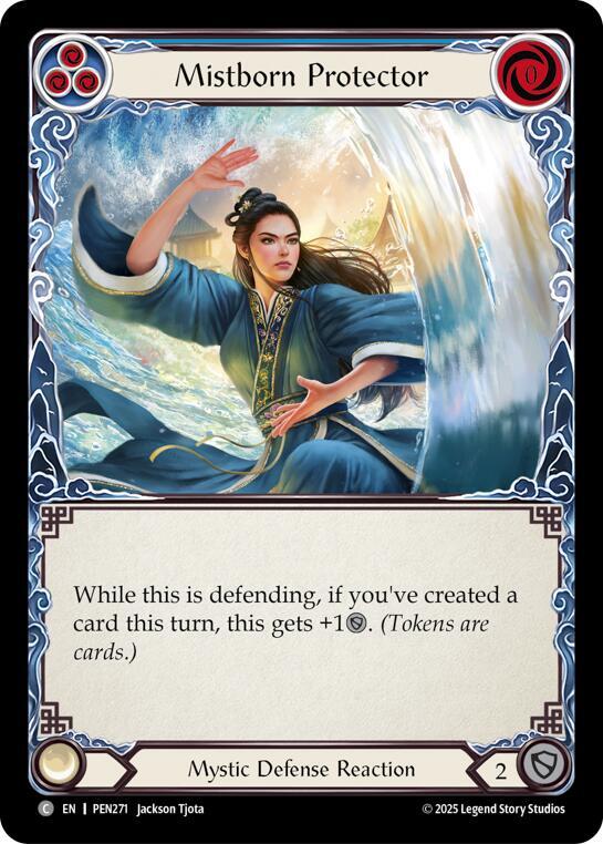 Mistborn Protector (Blue) Rainbow Foil