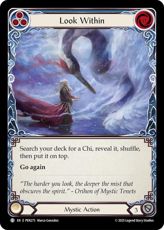 Look Within (Blue) Rainbow Foil