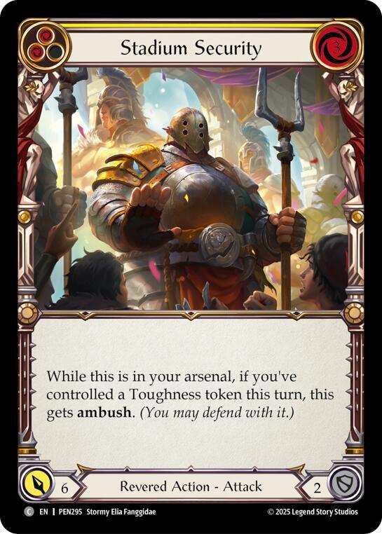 Stadium Security (Yellow) Rainbow Foil
