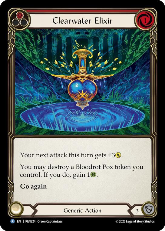 Clearwater Elixir (Red) Rainbow Foil