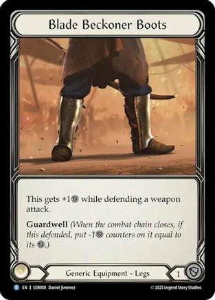 Blade Beckoner Boots (SEN008) (SEN008) - Silver Age Chapter 2