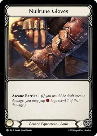 Nullrune Gloves (SVI008) (SVI008) - Silver Age Chapter 1