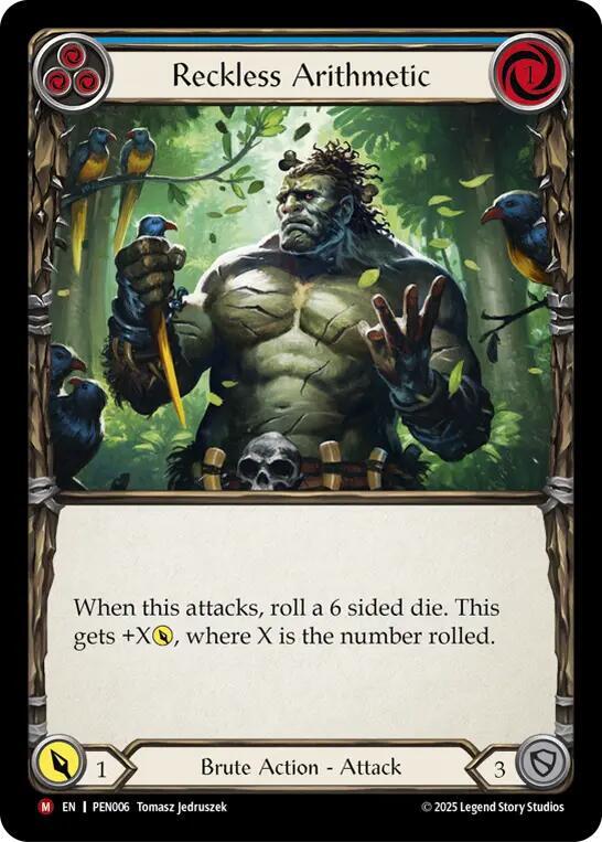 Reckless Arithmetic Rainbow Foil
