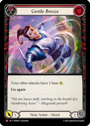 Gentle Breeze (Red) (PEN034) - Compendium of Rathe
