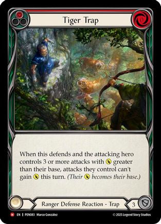 Tiger Trap (Red) (PEN083) - Compendium of Rathe Rainbow Foil