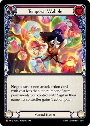 Temporal Wobble (Red) (PEN112) - Compendium of Rathe