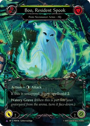 Boo, Resident Spook (Yellow) (Marvel) (PEN156) - Compendium of Rathe Cold Foil