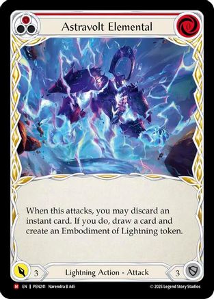 Astravolt Elemental (Red) (PEN241) - Compendium of Rathe