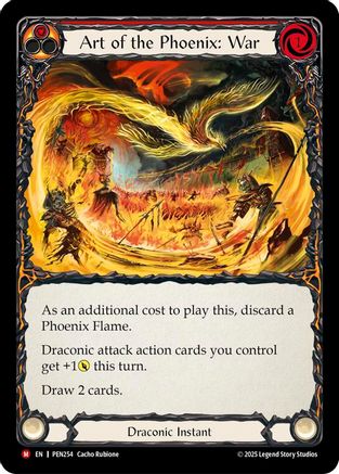 Art Of The Phoenix: War (Red) (PEN254) - Compendium of Rathe