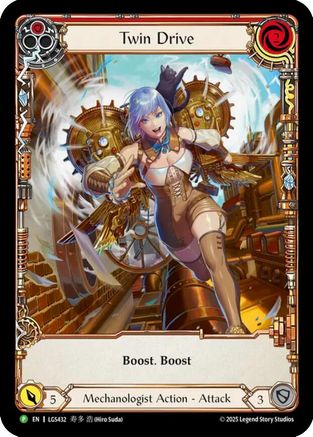 Twin Drive - LGS432 (LGS432) - Flesh and Blood: Promo Cards Rainbow Foil
