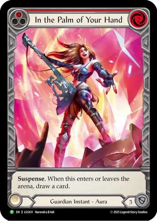 In the Palm of Your Hand - LGS431 (LGS431) - Flesh and Blood: Promo Cards Cold Foil