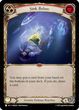 Sink Below (Red) (ANQ034) (ANQ034) - Compendium of Rathe - Antiquity Pack