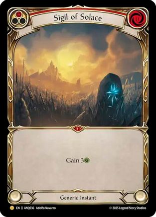 Sigil Of Solace (Red) (ANQ036) (ANQ036) - Compendium of Rathe - Antiquity Pack