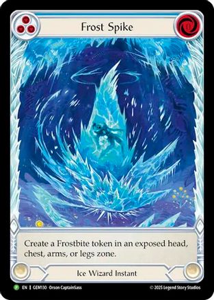 Frost Spike (GEM130) - GEM Pack 4 Rainbow Foil