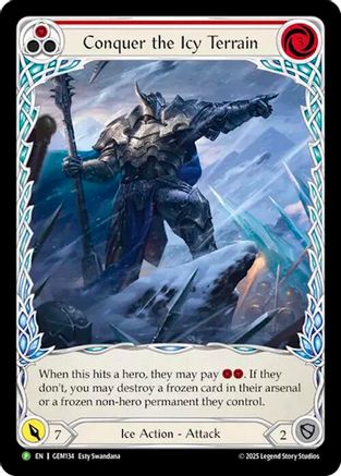 Conquer The Icy Terrain (GEM134) - GEM Pack 4 Rainbow Foil