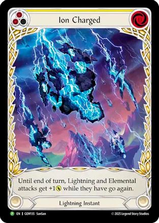 Ion Charged (GEM135) - GEM Pack 4 Rainbow Foil