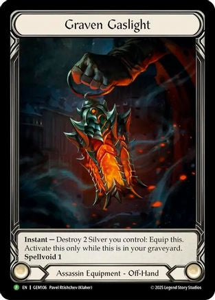 Graven Gaslight (GEM106) - GEM Pack 4 Cold Foil