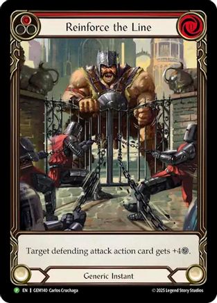Reinforce the Line (GEM140) - GEM Pack 4 Rainbow Foil