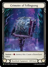 Grimoire of Fellingsong Cold Foil Promo