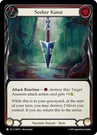 Seeker Kunai (Red) Cold Foil Promo